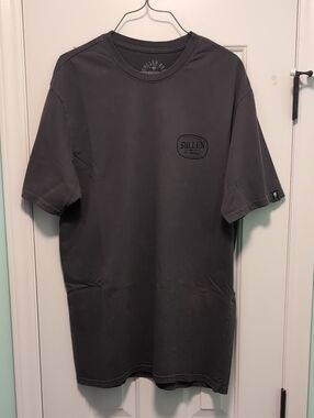 Men’s Sullen Crewneck T-Shirt in Charcoal Gray